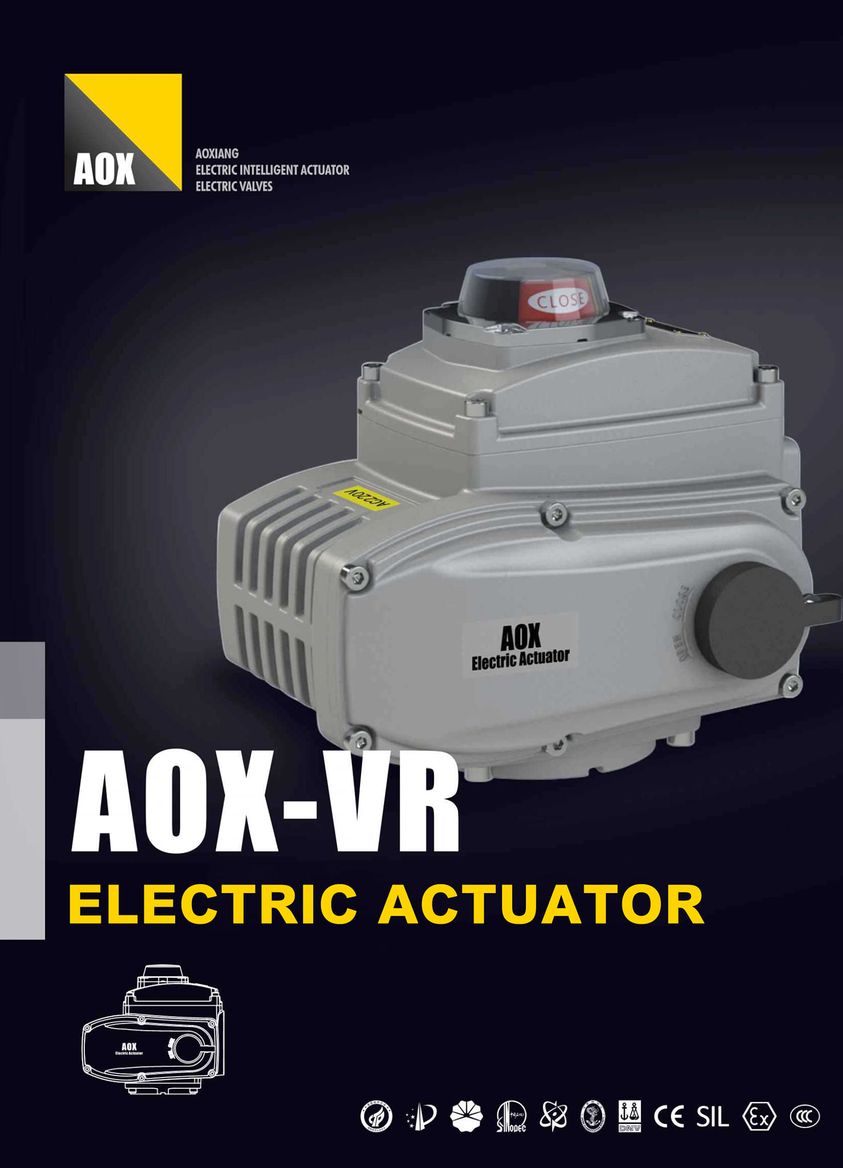 Cad iad na buntáistí a bhaineann le actuators leictreacha AOX-VR?